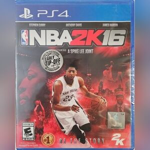 PlayStation 4 Video Game NBA 2K16 Early Tip-Off Edition New Sealed